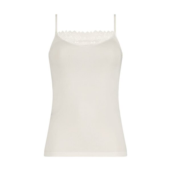Top Con Spalline In Pizzo - Emotion - White - 40 (M)