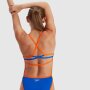 Speedo - Ribbonback costume intero - blau/orange - 40