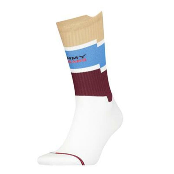 TH Uni TJ Sock 1P Disrupted - white/blue - 35-38