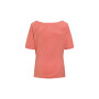 Tjessy Stripe Coral - T-Shirt