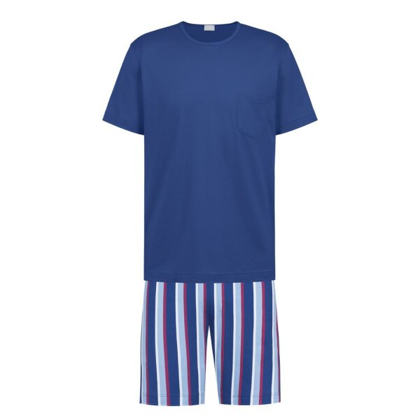 Bold Stripes - Schlafanzug kurz - blue sea - 56 (XXL)