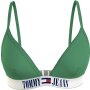 Tommy Jeans - Top Bikini archive a triangolo - Coastal Green - M