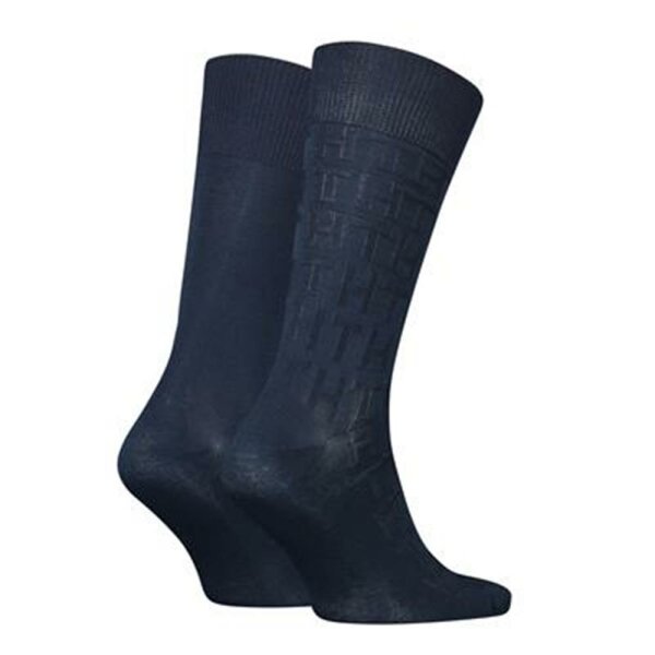 Tommy Hilfiger - TH Men Sock 2P Monogram - navy - 39-42