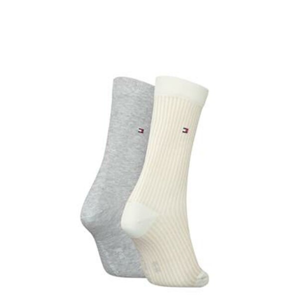 Tommy Hilfiger - Women sock 2P stripe - Beige - 35-38