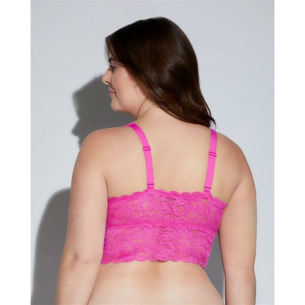 Never Say Never - Plungie longline bralette in erweiterten plus sizes - victorian pink - XXXL