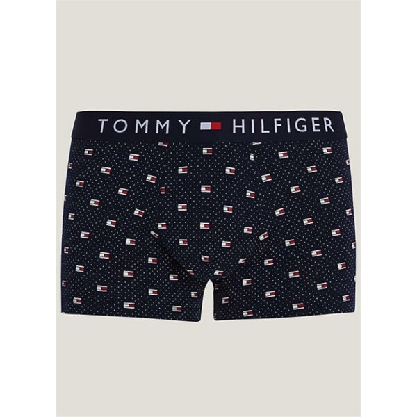 Tommy Hilfiger - Boxer adertenti TH original con stampa - Polka Dot Flag Geo Deser - L