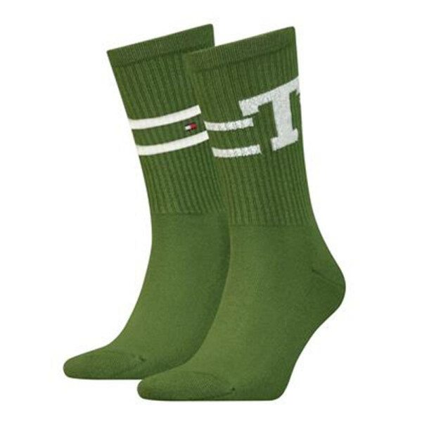Tommy Hilfiger - TH Men Sock 2P SPORT - Army Green - 39-42