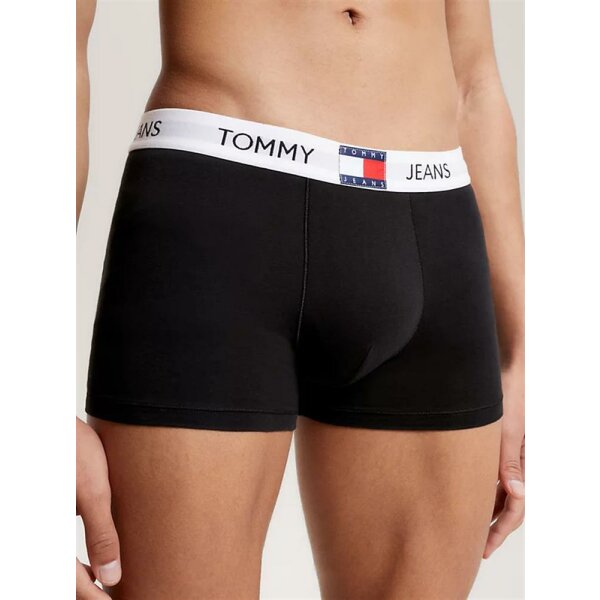 Tommy Jeans - Boxer aderente heritage con logo - black - M