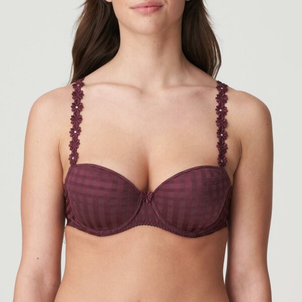 Marie Jo Avero - Reggiseno a balconcino - Wine - 075D