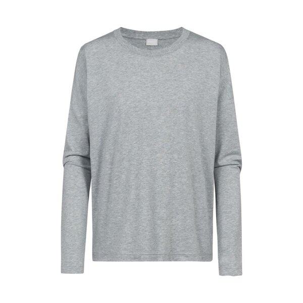 Yona - T-Shirt langarm - grey melange - M