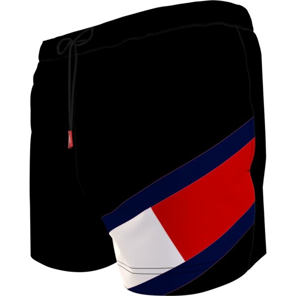 TOMMY HILFIGER - COSTUME SHORTS MEDIA LUNGHEZZA CON BANDIERINA - black - M