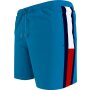 Tommy Hilfiger - Costume shorts media lunghezza con bandiera - shocking blue - S
