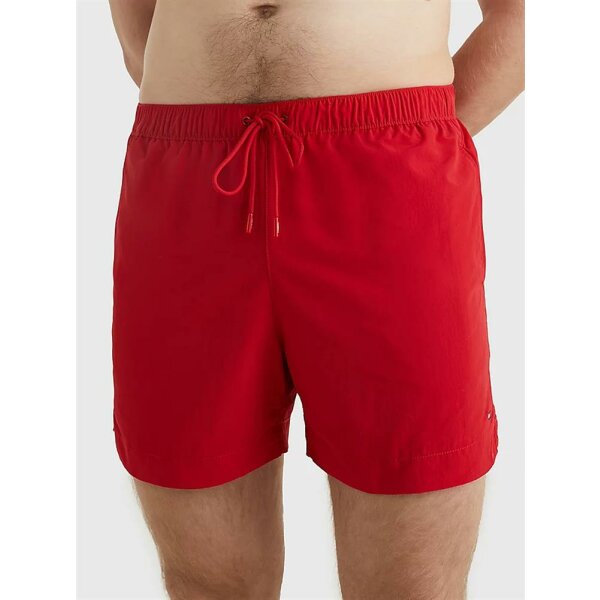 Tommy Hilfiger - Costume shorts essential media lunghezza con lacci - Primary Red - S