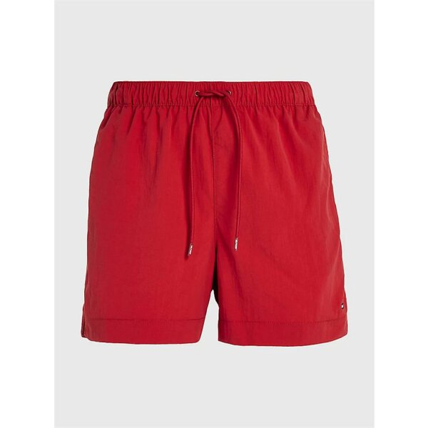 Tommy Hilfiger - Costume shorts essential media lunghezza con lacci - Primary Red - S