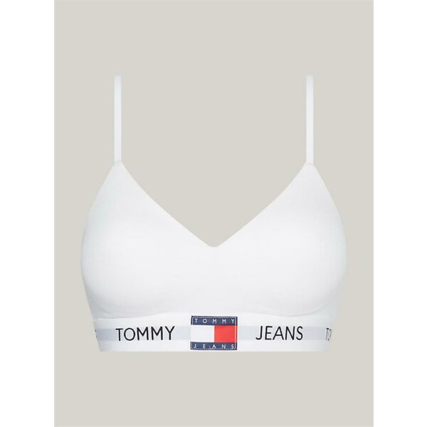 Tommy Jeans - Bralette mit Push-Up-Effekt - white - XS