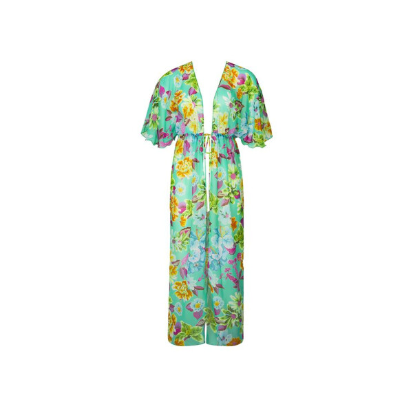 La Feminissima - Kimono lungo aperto - vert emeraude - L