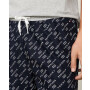 Tommy Hilfiger - TH Original Pyjama mit Shorts - Grey Ht / Th Diagonal Lo - S
