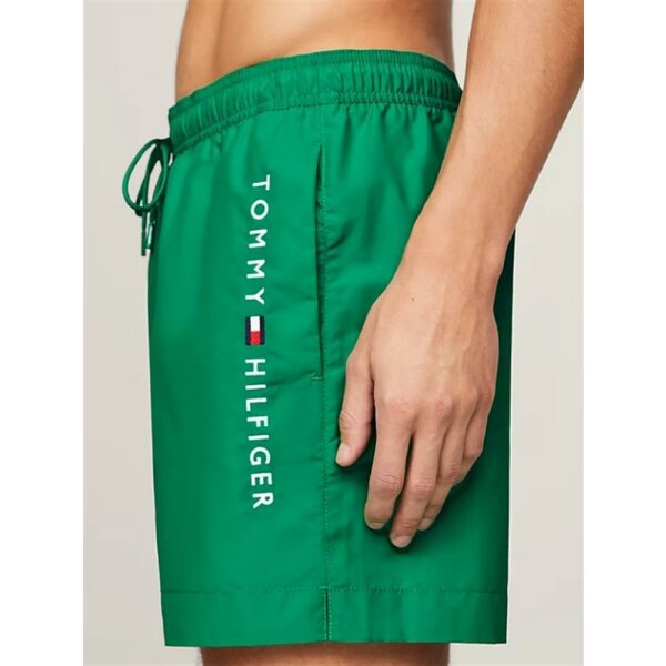 Tommy Hilfiger - Short da bagno original con logo - olympic green - S