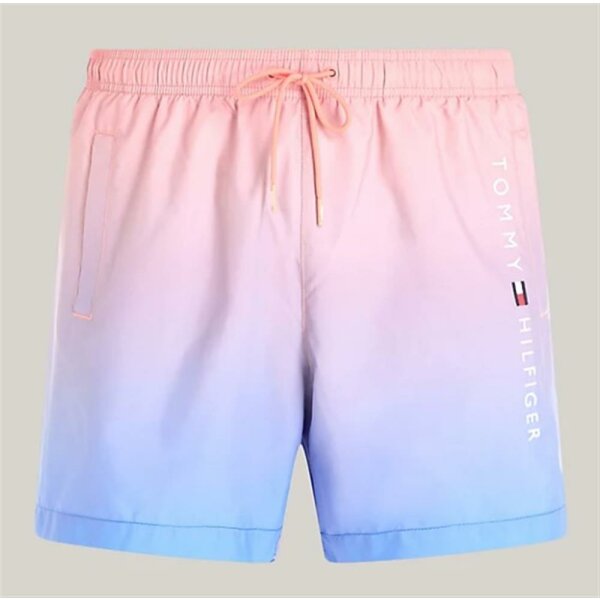 Tommy Hilfiger - Costume shorts original con motivo sfumato - ombre coral - S