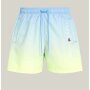 Tommy Hilfiger - Costume shorts original con motivo sfumato - ombre blue spell/yellow - XL