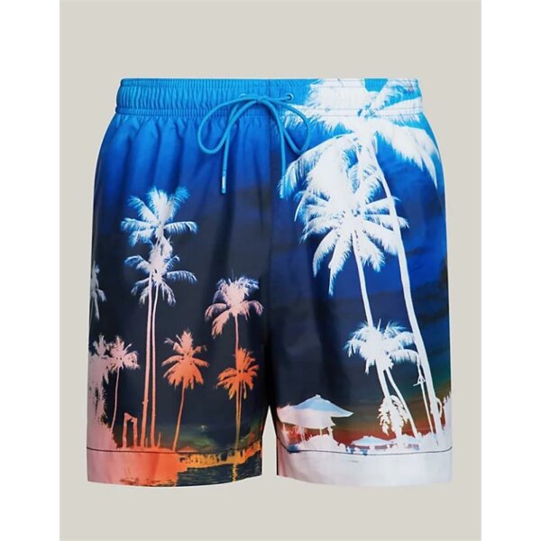 Tommy Hilfiger - Short da bagno con print - Photoprint desert - S