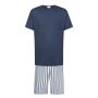 Light Stripes -  Schlafanzug kurz - deep blue sky - 50 (M)