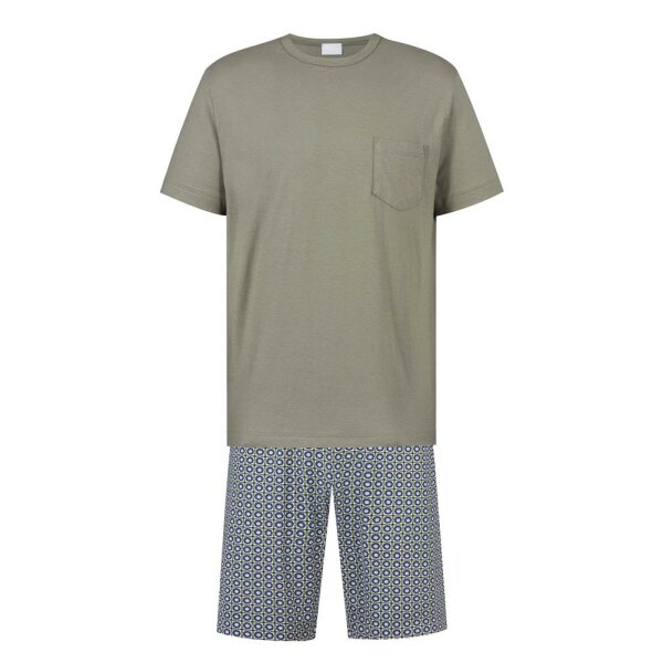 Color Geo - Pyjama kurz - salvia - 52 (L)