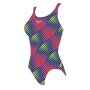 Speedo - Womens Allover Digital Powerback - TRUE COBALT, WATERMELON - IT46/DE40