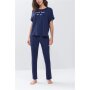 Sleepy & Easy - Hose lang - true blue - 46 (XXL)