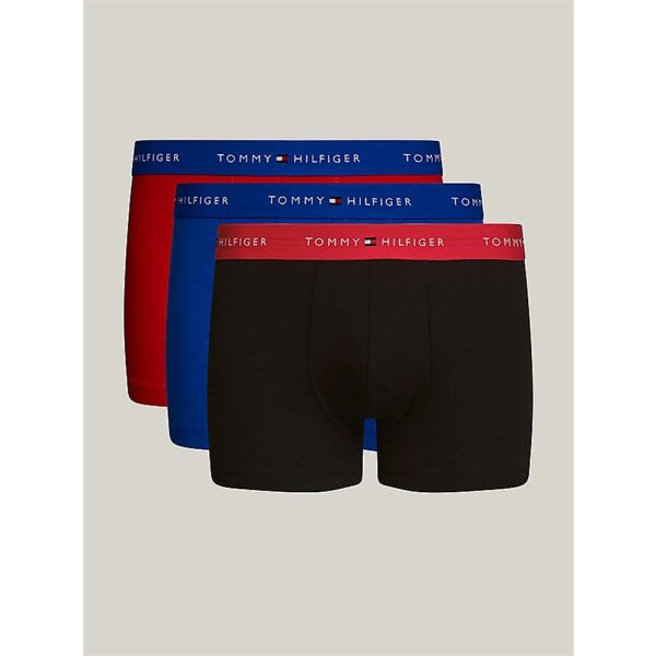 Tommy Hilfiger - 3-pack boxer - brightBlue/black/DeepCrim - L