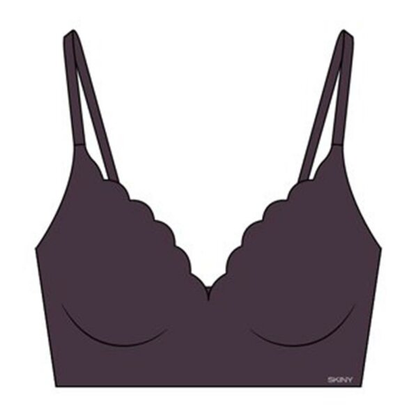 Micro Essentials - Bustier mit herausnehmbaren Pads - fancy grape - 40 (L)