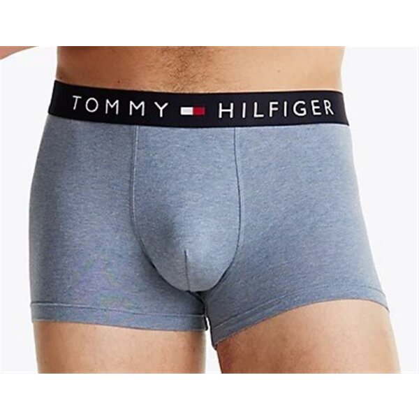 Tommy Hilfiger - 3 pack boxer aderenti Original con stampa - stripe/blue heather - S