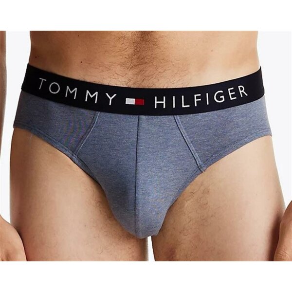 Tommy Hilfiger - 3er-Pack Original Slips mit Print - stripe/blue heather - M