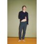 Dark Stripe - Pyjama - Indigo - S