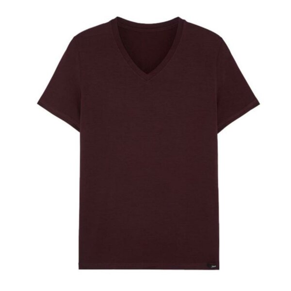 Tencel Soft - T-Shirt manica corta - bordeaux - L