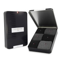 Tommy Hilfiger - TH MEN SOCK 6P TIN GIFTBOX BIRDSEYE
