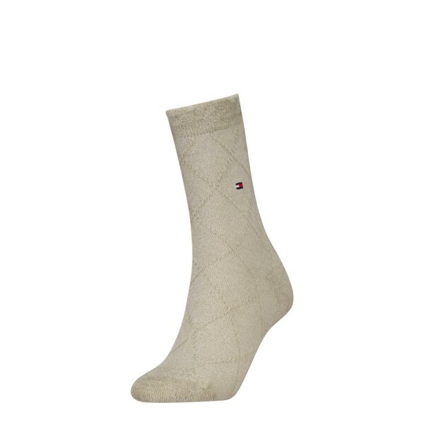 Tommy Hilfiger -  WOMEN SOCK 1P BOUCLE HOME SOCK - sand - 35-38