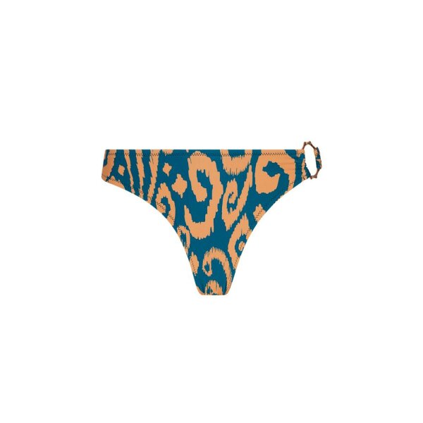 La Balinaise - Bikini Slip - ikat vert orange - 3 (L)