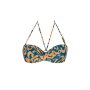 La Balinaise - Bandeau - ikat vert orange - 075B