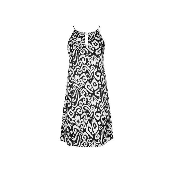 La Balinaise - Abito corto - ikat blanc noir - 5 (XXL)