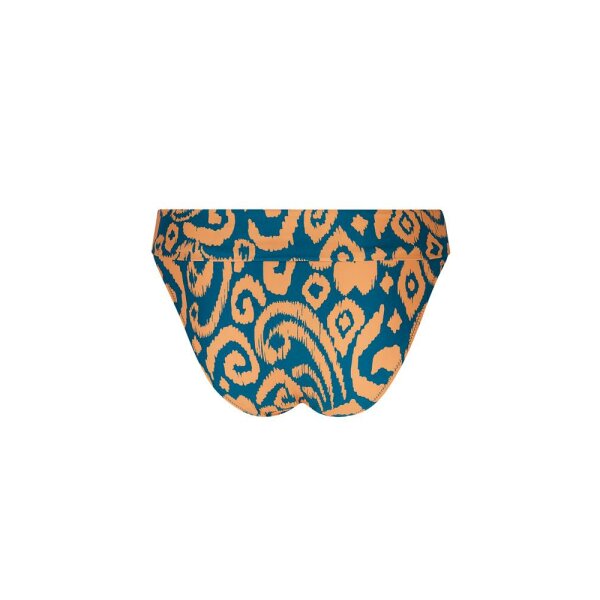 La Balinaise - Slip Bikini con altezza regolabile - ikat vert orange - 5 (XXL)