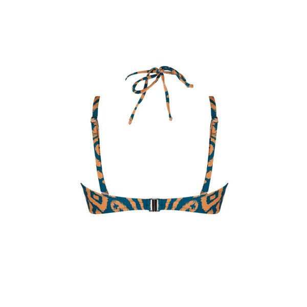 La Balinaise - Bandeau - ikat vert orange - 075E