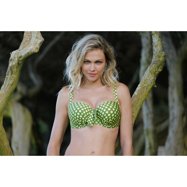 La Petillante - Bikini imbottito per coppe grandi - bulles green - 080D