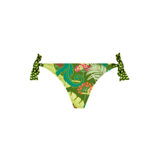 La Venus Nature -  Bikinislip zum Binden - vert tropic - 3 (L)