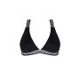 Energie Nautique - Bikini triangolo - noir silver - 070B