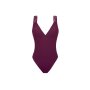 Ajourage Couture - Badanzug - Ajourage prune - 080D