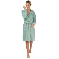 Wewofashion - Unisex Bademantel mit Kapuze
