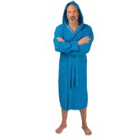 Wewofashion - Unisex Bademantel mit Kapuze