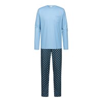 Mey Classic Blue Tie - Pigiama lungo