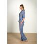 Pip Studio - Belin - Lange Hose Bodhi Flower - Blue - Blue - XL
